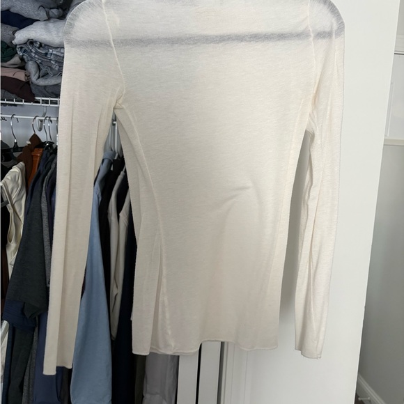 Intimissimi Boatneck Cashmere Sheer Long Sleeve Top - Picture 3 of 3